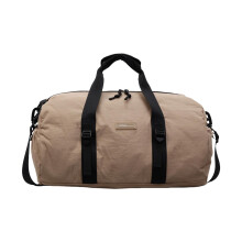 Water Resistant Gym Duffle Bag Khaki Oxford Sports Travel Bag with Adjustable Shoulder Strap Lightweight Design