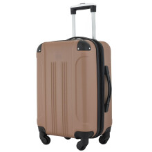 20 Inch Expandable Carry On Spinner Luggage, Durable Hard Shell Suitcase with 360 Wheels and Telescopic Handle