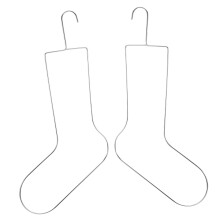 2pcs Stainless Steel Sock Blockers and Display Rack 42x22.5cm for Knitting Crochet Drying Shaping
