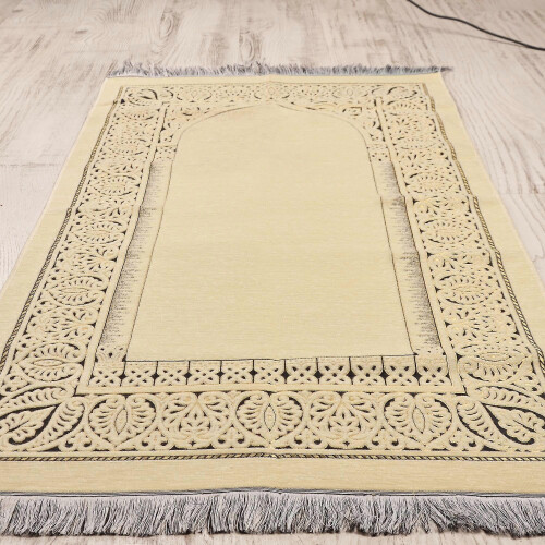 (Cream) Luxury Prayer Rug 1