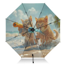 Reverse Umbrella with Inverted DryClose Design, Auto OpenClose, UV50+ Windproof Compact Travel for Car and Sun