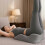 Couple Pillow with 27 Ergonomic Incline Memory Foam Wedge for MultiPosition Support Gray 2
