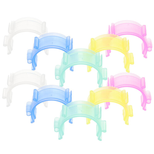 100pcs Sewing Bobbin Clips and Thread Spool Holders for Embroidery Thread, Tangle Organizer White