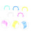 100pcs Sewing Bobbin Clips and Thread Spool Holders for Embroidery Thread, Tangle Organizer White 5