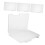 4 Pack A5 Document Storage Box Set Plastic File Organizer with Secure Lids for Office School Home 1