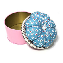 Sewing Pin Cushion Box with Built‑in Pincushion, Compact Needle Storage Organizer, 11 Colors Available