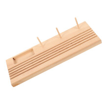 Wooden Spool Holder with Stable NonSlip Base, Compact Thread Organizer for Sewing, Quilting and Embroidery
