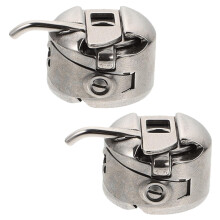 2Pcs Sewing Machine Bobbin Case Replacement Set with Reliable Thread Tension and Easy Installation for Household Use