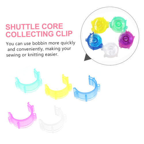 125pcs Sewing Bobbin Clips Set for Organizing Threads, Durable Plastic Holders, Prevents Tangling 1