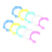 125pcs Sewing Bobbin Clips Set for Organizing Threads, Durable Plastic Holders, Prevents Tangling