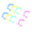 125pcs Sewing Bobbin Clips Set for Organizing Threads, Durable Plastic Holders, Prevents Tangling 1