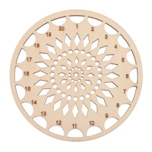 Wooden Embroidery Thread Organizer for Cross Stitch Floss Storage, Tangle and Easy Color Management