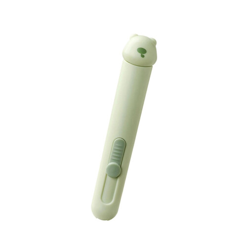 2 in 1 Needle Threader and Seam Ripper Retractable Quick Threading Tool for Hand Sewing Needlework Green