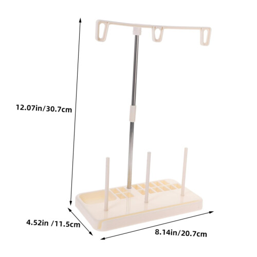 2pcs Adjustable Sewing Machine Thread Stand with Detachable Spool Holder for Embroidery and Quilting 1