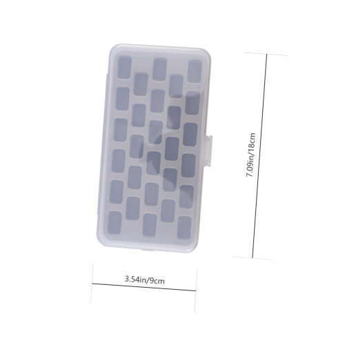 Thread Spool Organizer Box for Bobbins, Compact Sewing Thread Storage Case with Tangle Slots 1