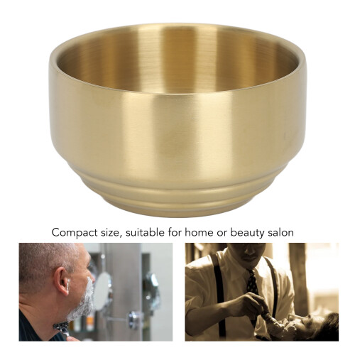Beard Cream Bowl Ti Plating Foaming Cleansing Tool 2