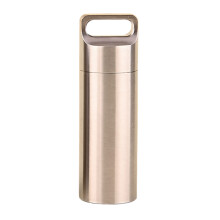 Porte-pilules en acier inoxydable, conteneur-couleur primaire L