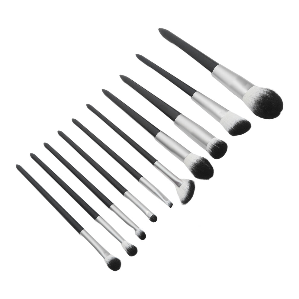 10PCS Makeup Brushes for Face & Eyes | Foundation Powder Concealer Blush AU