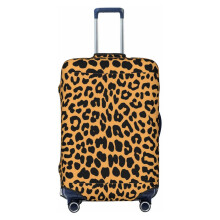 Cow Print Washable Elastic Luggage Cover, Durable Polyester Suitcase Protector Fits 18–32 Inch