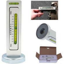 Strumento di misurazione magnetico regolabile per campanatura, incidenza, montante e allineamento ruote per auto e camion.