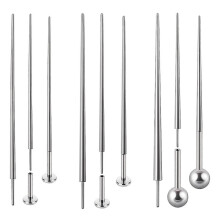 Konische Piercing-Einführungsstifte 14g/16g/18g Stahl Konische Einführungsstifte