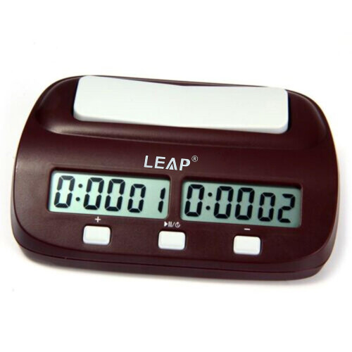 Ψηφιακό ρολόι σκακιού Pq9907s I-go Count Up Down Timer για αγώνες παιχνιδιών 2