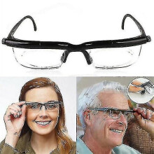 Verstellbare Brille mit Drehknopf für variable Fokussierung, Fern- und Lesebrille