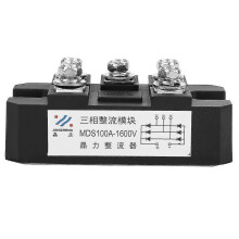 MDS-100A 1600V 5-aansluitingen 3-fasen volgolfdiode-module bruggelijkrichter