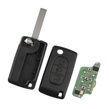 Auton kaukosäätimen avaimenperä 433 MHz ID46-siru PCF7941 HU83 -terä Citroen C3 C2 C5:lle