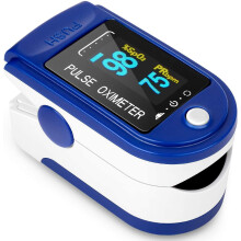 Professionele vingertop-oximeter, draagbare digitale pulsoximeter met led-display voor volwassenen en kinderen, inclusief draagkoord.
