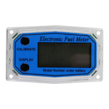Compteur de carburant, débitmètre de fioul, compteur d'essence/kérosène, écran LCD