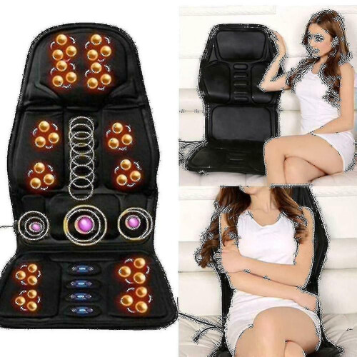 Coussin de massage pour siège auto, tapis de massage pour dos, 8 modes de massage