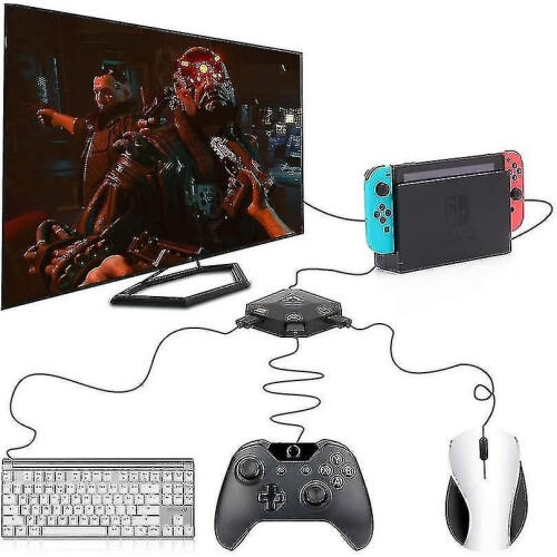 Keyboard And Mouse Adapter For Nintendo Switch/ Ps4/ Ps3/ Xbox One/ Xbox 360 Converter 2