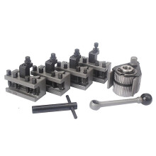 Draaibank snelwisselgereedschapshouder set Wm210v&wm180v&0618 12x12mm gereedschapssteun voor zwenkbereik boven bed 120-220mm Wigslar