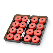 16pcs Foam Spools Line Box Winding Board Fishing Line Shaft Fishing Lure Hook Rig - PJ
