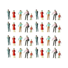 100 stuks gemengde miniatuur zandmodel doe-het-zelf staande figuurtjes