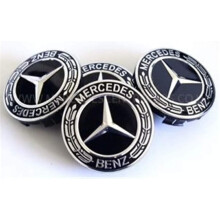 Best 4 Pcs Set Mercedes Benz Wheel Center Caps Emblem Chrome Hubcaps Usa Seller Zj