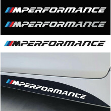 2 αυτοκόλλητα βινυλίου BMW M Performance για όλα τα μοντέλα - μ200 χιλ. x υ10 χιλ.