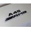 A45 Amg ματ μαύρο γράμμα αριθμός σήμα πίσω χώρου αποσκευών έμβλημα A Class Mercedes ματ 1