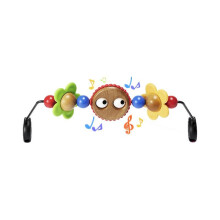 Sedia a dondolo per neonati con musica e giocattolo per favorire il sonno, ideale come regalo.