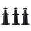 3 Black Pack Security Wall Mount Bracket For Arlo Camera Adjustable Indoor Outdoor 2