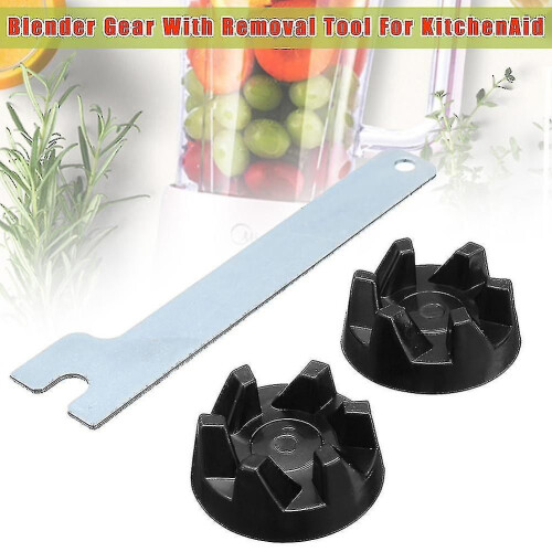 2pcs Blender Rubber Coupler Gear With Removal Tool For Kitchenaid 9704230