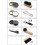 10-teiliges Schuhputzset, tragbar mit Lederetui 3