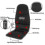 Coussin de massage pour siège auto, tapis de massage pour dos, 8 modes de massage 3
