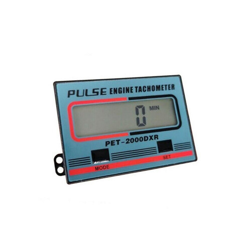 Induction Chainsaw Digital Tachometer Multi-function Tach Hour Meter Blue1pcs 2