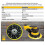 150mm 5/16 Thread 52 Hole Loop Backing Pad Compatible With Mirka 3