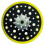 150mm 5/16 Thread 52 Hole Loop Backing Pad Compatible With Mirka 4