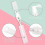 40 Pcs Mini Spray Bottle Empty Perfume Atomiser Clear Perfume Bottle 3ml 3