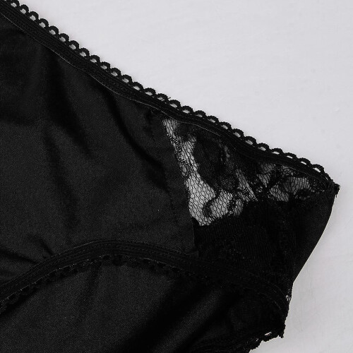 Ανδρικά σέξι εσώρουχα από spandex, μποξεράκια, ελεύθερο μέγεθος, μαύρο 2