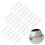 Vorcool 200pcs Plastic White Shirts Collar Stays Bones Stiffeners In 3 Sizes 2